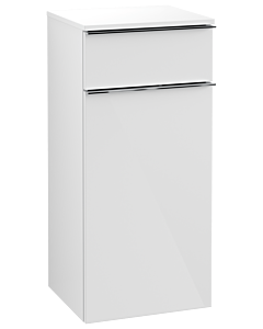 Villeroy & Boch Seitenschrank Venticello A95001DH 40,4 x 86,6 x 37,2cm, Anschlag links, Glossy White