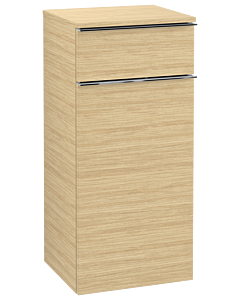 Villeroy und Boch Venticello Seitenschrank A95001VJ 40,4 x 86,6 x 37,2 cm, links, Griff Chrom, nordic oak