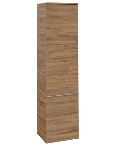 Villeroy und Boch Venticello cabinet A95101RH 40.4x154.6x37.2cm, left, chrome handle, Kansas Oak