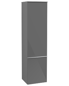 Villeroy und Boch Venticello A95111FP 40,4 x 154,6 x 37,2 cm, droite, poignée chromée, Glossy Grey