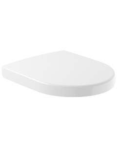 Abattant de toilettes Villeroy &amp; Boch Architectura 9M66E101 compact, blanc, charnière chromée