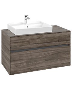 Villeroy und Boch Collaro Waschtischunterschrank C01700RK 100x54,8x50cm, Waschtisch links, Stone Oak