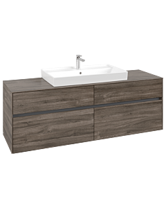 Villeroy und Boch Collaro Waschtischunterschrank C02800RK 160x54,8x50cm, Waschtisch mittig, Stone Oak