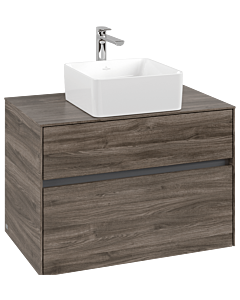 Villeroy und Boch Collaro Waschtischunterschrank C03700RK 80x54,8x50cm, Waschtisch mittig, Stone Oak