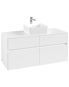 Villeroy und Boch Collaro vanity unit C04100MS 120 x 54.8 x 50 cm, White Matt