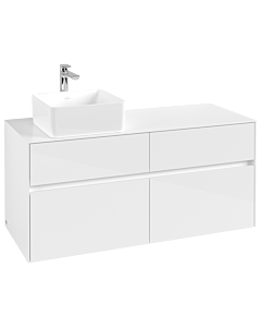 Villeroy und Boch Collaro vanity unit C04200DH 120 x 54.8 x 50 cm, Glossy White