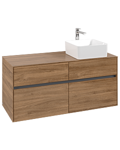 Villeroy und Boch Collaro Waschtischunterschrank C04300RH 120x54,8x50cm, Waschtisch rechts, Kansas Oak