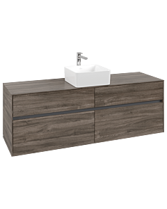 Villeroy und Boch Collaro Waschtischunterschrank C04900RK 160x54,8x50cm, Waschtisch mittig, Stone Oak