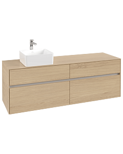 Villeroy und Boch Collaro Waschtischunterschrank C05000VJ 160 x 54,8 x 50 cm, Waschtisch links, Nordic Oak