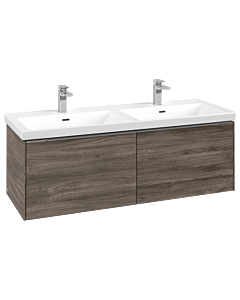 Villeroy und Boch Subway 3. 1930 C56700RK 127,2x42,9x47,8cm, sans LED / poignée aluminium brillant, chêne pierre