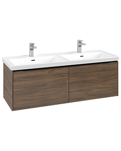 Villeroy und Boch Subway 3. 1930 vanity unit C56701VH 127.2x42.9x47.8cm, without LED / handle Volcano black, arizona oak