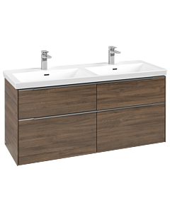 Villeroy und Boch Subway 3. 1930 C568L0VH 127,2x56,6x47,8cm, avec LED / poignée aluminium brillant, chêne arizona