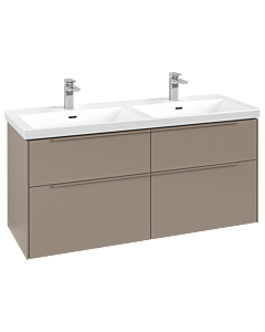 Villeroy und Boch Subway 3. 1930 C568L2VM 127,2x56,6x47,8cm, avec LED / poignée monochrome, taupe