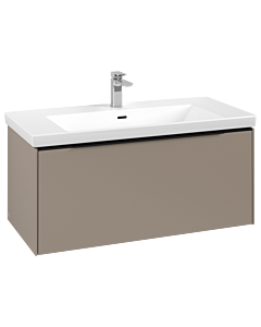 Villeroy und Boch Subway 3. 1930 C56901VM 97,3x42,9x47,8cm, sans LED / poignée Volcano noir, taupe