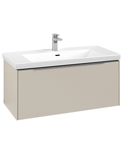 Villeroy und Boch Subway 3. 1930 C569L0VN 97,3x42,9x47,8cm, avec LED / poignée aluminium brillant, gris cachemire