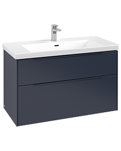 Villeroy und Boch Subway 3. 1930 vanity unit C57002VQ 97.3x57.6x47.8cm, without LED / handle monochrome, marine blue