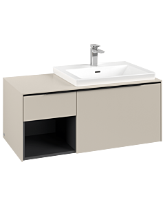 Villeroy und Boch Subway 3. 1930 C57101VN 100,1x42,25x51,6cm, sans LED / poignée Volcano noir, gris cachemire