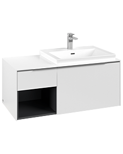 Villeroy und Boch Subway 3. 1930 C571L0VF 100,1x42,25x51,6cm, avec LED / poignée aluminium brillant, blanc pur