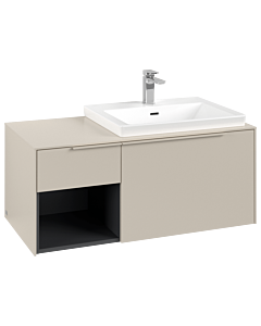 Villeroy und Boch Subway 3. 1930 C571L2VN 100,1x42,25x51,6cm, avec LED / poignée monochrome, gris cachemire