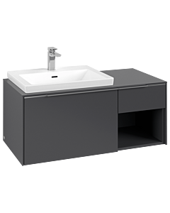 Villeroy und Boch Subway 3. 1930 C57200VR 100,1x42,25x51,6cm, sans LED / poignée aluminium brillant, graphite