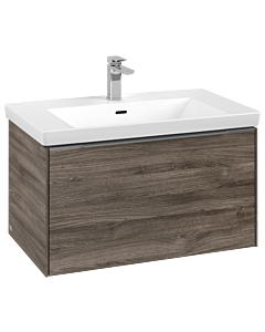 Villeroy und Boch Subway 3. 1930 C57300RK 77,2x42,9x47,8cm, sans LED / poignée aluminium brillant, chêne pierre