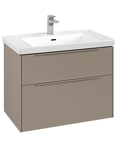 Villeroy und Boch Subway 3. 1930 vanity unit C57402VM 77.2x57.6x47.8cm, without LED / handle monochrome, taupe