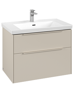 Villeroy und Boch Subway 3. 1930 vanity unit C57402VN 77.2x57.6x47.8cm, without LED / handle monochrome, cashmere gray
