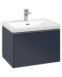 Villeroy und Boch Subway 3. 1930 vanity unit C57500VQ 62.2x42.9x47.8cm, without LED / handle aluminum glossy, marine blue