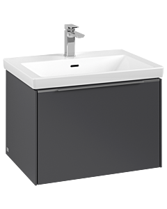 Villeroy und Boch Subway 3. 1930 C57500VR 62,2x42,9x47,8cm, sans LED / poignée aluminium brillant, graphite