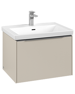 Villeroy und Boch Subway 3. 1930 C575L0VN 62,2x42,9x47,8cm, avec LED / poignée aluminium brillant, gris cachemire