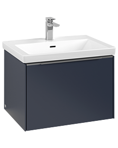 Villeroy und Boch Subway 3. 1930 C575L0VQ 62,2x42,9x47,8cm, avec LED / poignée aluminium brillant, bleu marine