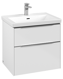 Villeroy und Boch Subway 3. 1930 C57600VE 62,2x57,6x47,8cm, sans LED / poignée aluminium brillant, blanc brillant