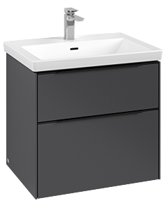 Villeroy und Boch Subway 3. 1930 C57601VR 62,2x57,6x47,8cm, sans LED / poignée Volcano noir, graphite