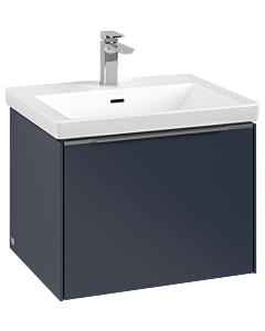 Villeroy und Boch Subway 3.0 Waschtisch-Unterschrank C57700VQ 57,2x42,9x47,8cm, ohne LED/Griff Aluminium glänzend, marine blue