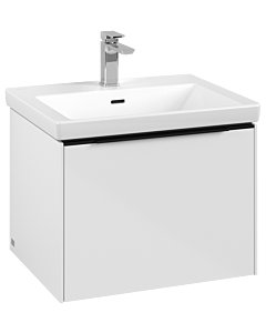 Villeroy und Boch Subway 3.0 Waschtisch-Unterschrank C57701VE 57,2x42,9x47,8cm, ohne LED/Griff Volcano black, brilliant white