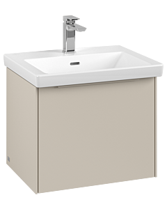 Villeroy und Boch Subway 3.0 Waschtisch-Unterschrank C57902VN 52,3x42,9x44,75cm, ohne LED/Griff monochrom, cashmere grey