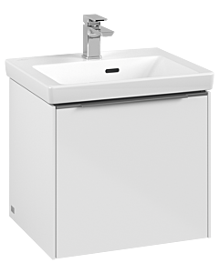Villeroy und Boch Subway 3.0 Waschtisch-Unterschrank C58000VE 47,3x42,9x40,75cm, ohne LED/Griff Aluminium glänzend, brilliant white