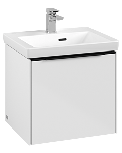 Villeroy und Boch Subway 3. 1930 vanity unit C58001VE 47.3x42.9x40.75cm, without LED / handle Volcano black, brilliant white