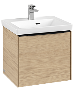 Villeroy und Boch Subway 3.0 Waschtisch-Unterschrank C58001VJ 47,3x42,9x40,75cm, ohne LED/Griff Volcano black, nordic oak