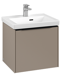 Villeroy und Boch Subway 3. 1930 vanity unit C58001VM 47.3x42.9x40.75cm, without LED / handle Volcano black, taupe