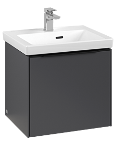 Villeroy und Boch Subway 3. 1930 C580L1VR 47,3x42,9x40,75cm, avec LED / poignée Volcano noir, graphite