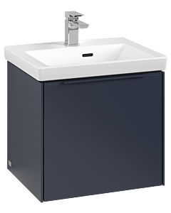 Villeroy und Boch Subway 3. 1930 vanity unit C580L2VQ 47.3x42.9x40.75cm, with LED / handle monochrome, marine blue