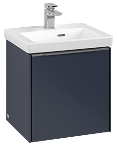 Villeroy und Boch Subway 3. 1930 vanity unit C58100VQ 42.3x42.9x37.75cm, hinge left / handle aluminum glossy, marine blue