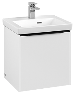 Villeroy und Boch Subway 3. 1930 vanity unit C58101VF 42.3x42.9x37.75cm, hinge left / handle Volcano black, pure white