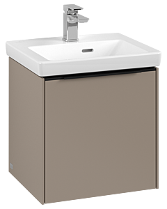 Villeroy und Boch Subway 3. 1930 vanity unit C58101VM 42.3x42.9x37.75cm, hinge left / handle Volcano black, taupe