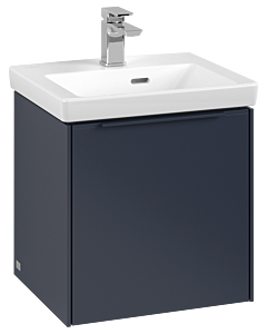 Villeroy und Boch Subway 3. 1930 vanity unit C58102VQ 42.3x42.9x37.75cm, hinge left / handle monochrome, marine blue