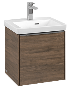 Villeroy und Boch Subway 3.0 Waschtisch-Unterschrank C58200VH 42,3x42,9x37,75cm, Schanier rechts/Griff Aluminium glänzend, arizona oak