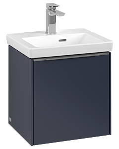 Villeroy und Boch Subway 3. 1930 vanity unit C58200VQ 42.3x42.9x37.75cm, hinge right / handle aluminum glossy, marine blue