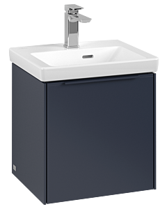 Villeroy und Boch Subway 3. 1930 vanity unit C58202VQ 42.3x42.9x37.75cm, hinge right / handle monochrome, marine blue