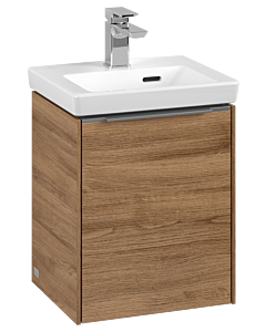 Villeroy und Boch Subway 3. 1930 C58300RH 35,1x42,9x30,9cm, charnière gauche / poignée aluminium brillant, chêne kansas